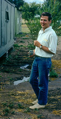 Glenn Shafer at Fort Lupton, Colorado, in summer 1968